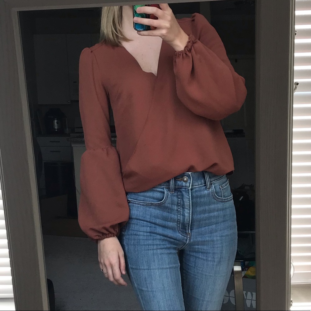 Rust Blouse - image 1